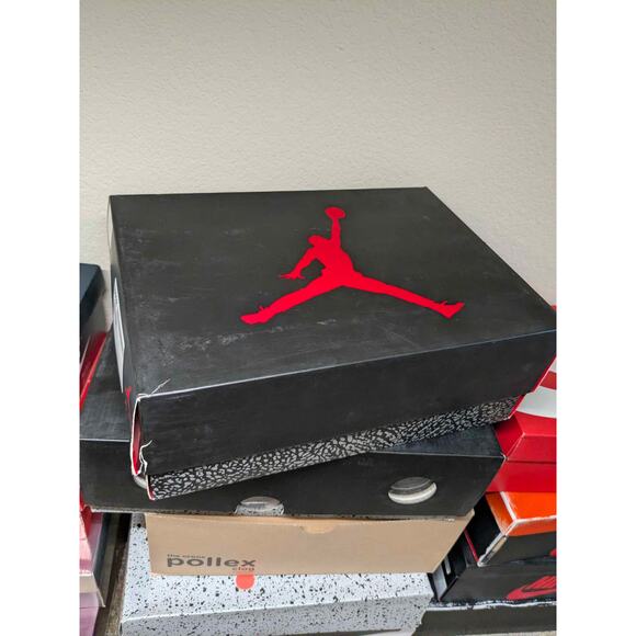 Air Jordan 3 Retro OG Black Cement 2018 Size 10 w/ OG Box